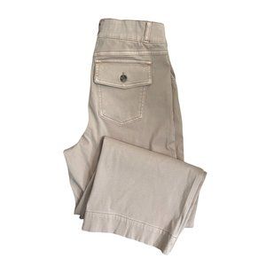 Spanx Stretch Twill Cropped Wide Leg Pant